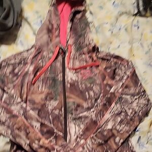 Realtree Pink and Brown Camo Bomber Jacket